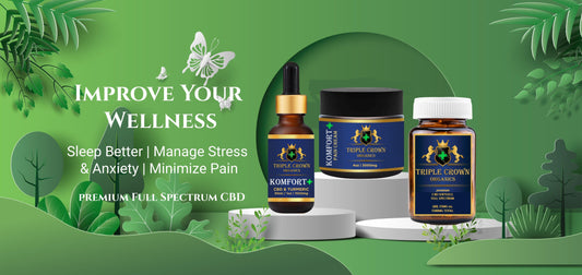 Can CBD Really Help My Wellness, Sleep Quality, Stress & Anxiety, and Pain - Triple Crown Organics