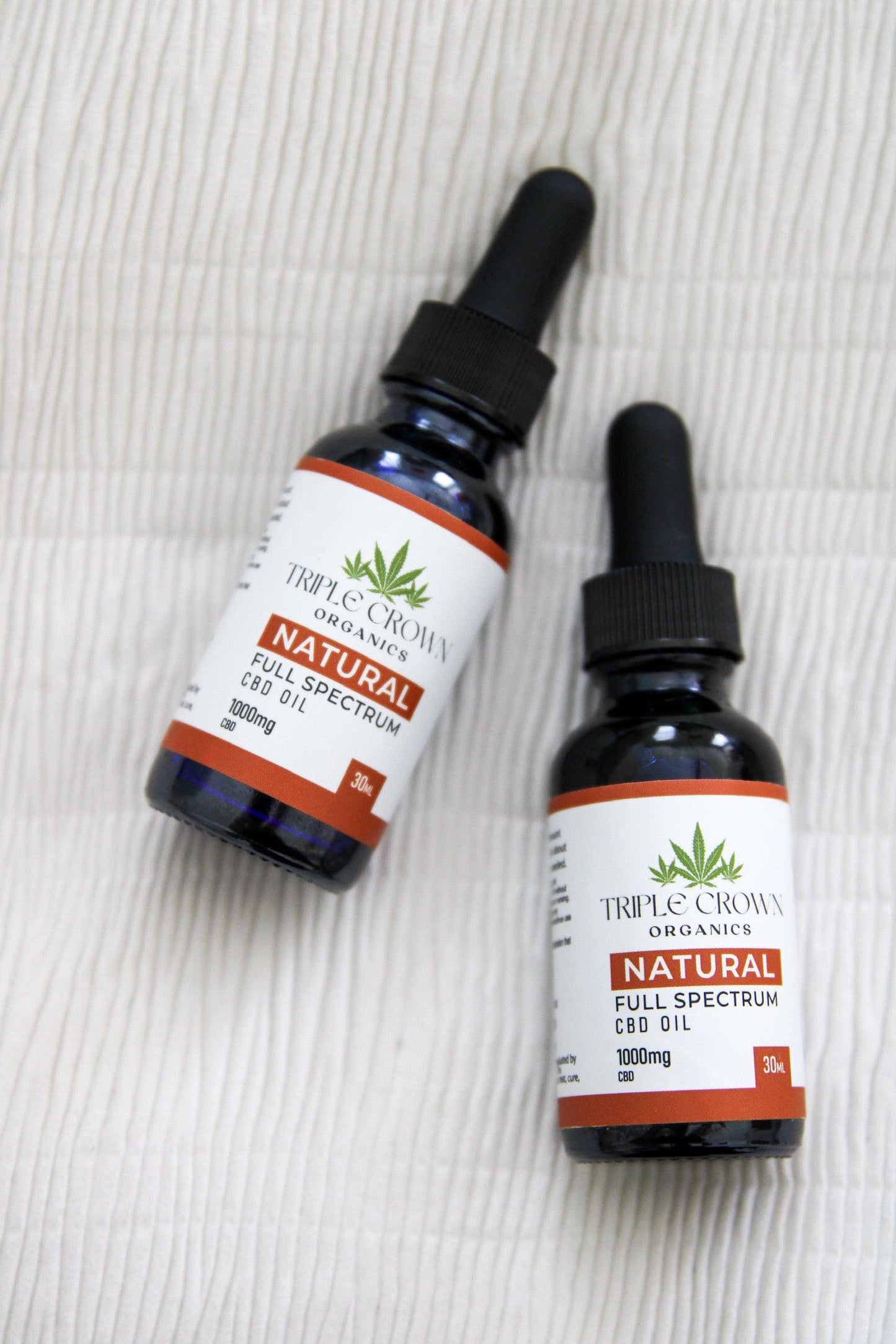 CBD Oil Tincture - Natural - Triple Crown Organics