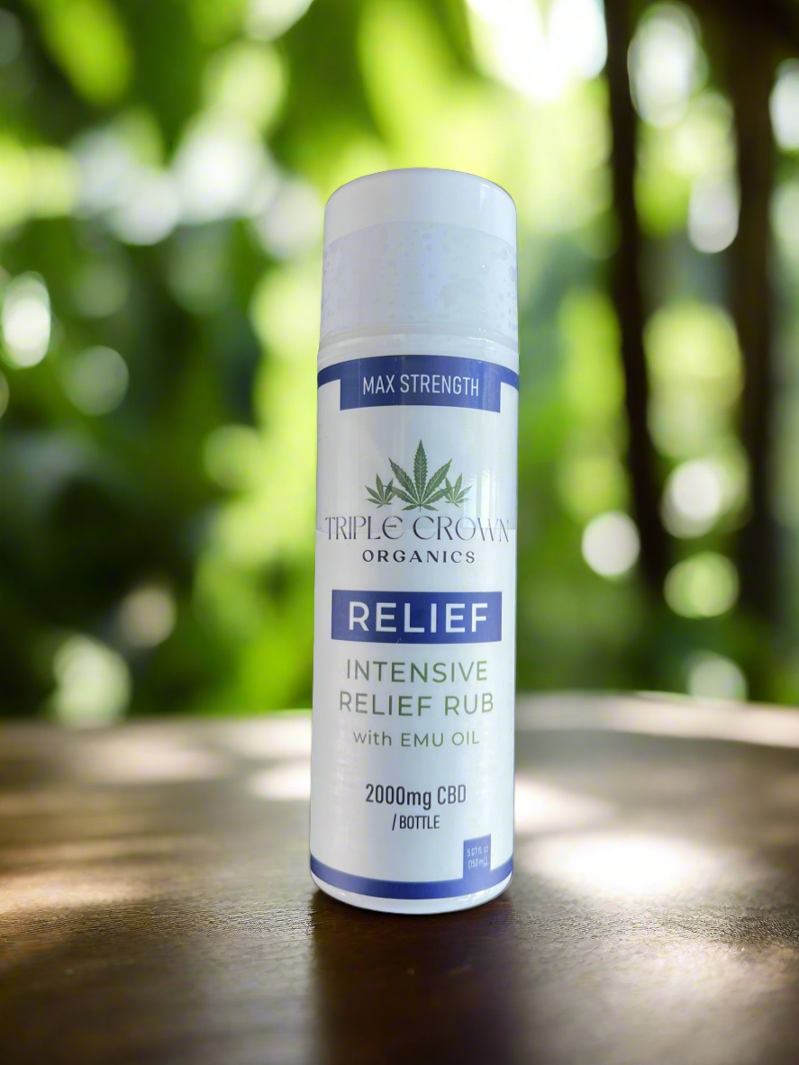 Intensive Relief Rub in natural setting