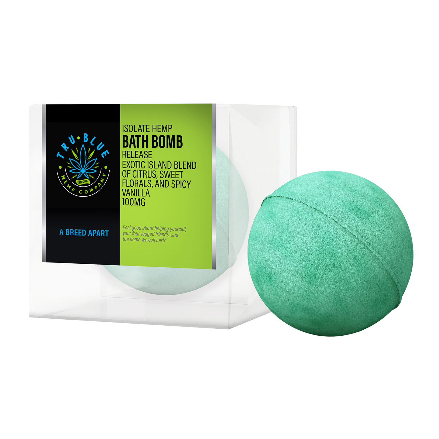 CBD Bath Bomb - Release - Island blend - Triple Crown Organics